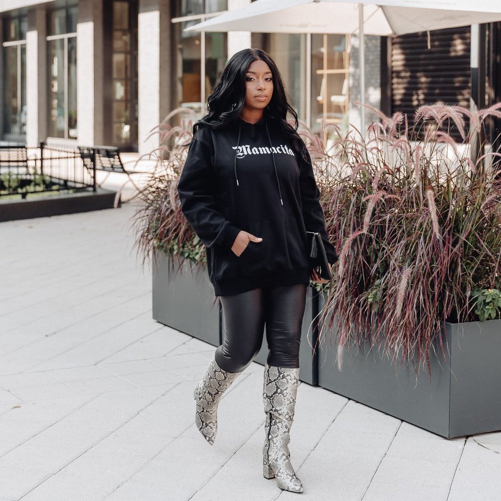 Mamacita Long-Sleeve Black Hoodie